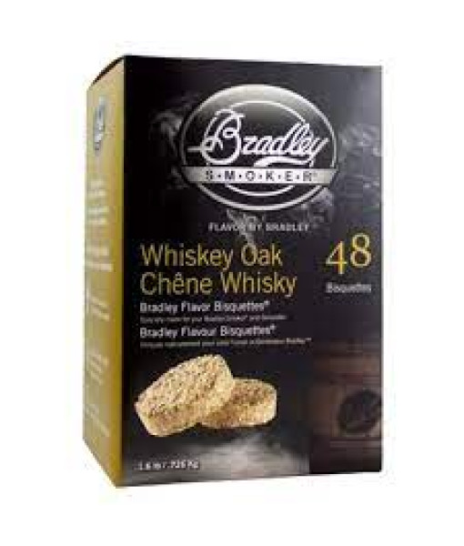 BRADLEY SMOKER BISQUETTE CHENE/WHISKY 48UN
