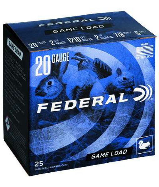 Federal Game Load 20Ga 2 2/4 7/8Oz #6