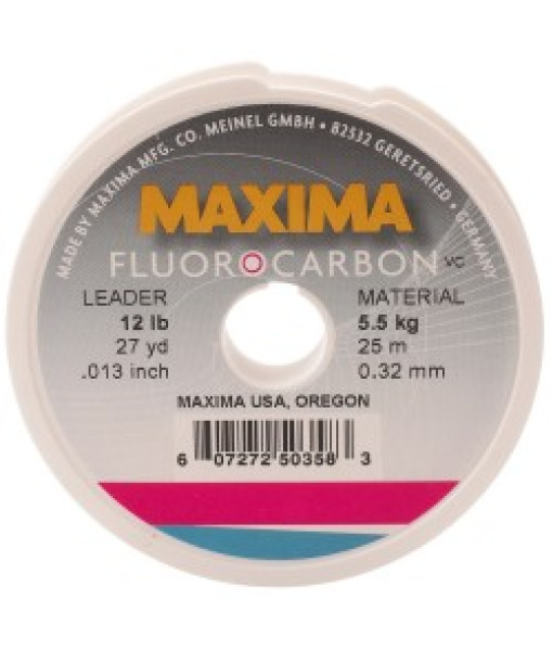 Maxima 12lb Fluorocarbon 25m