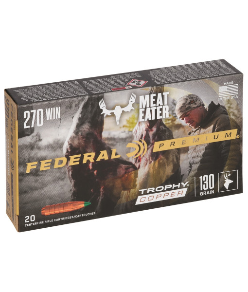 Federal Premium 270Win 130Gr Trophy Copper