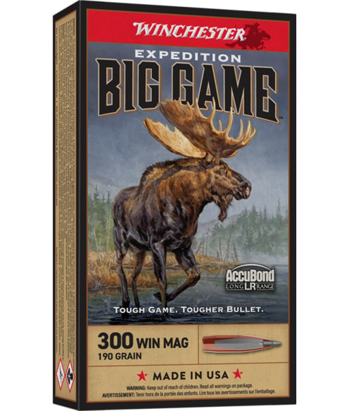 WINCHESTER EXPEDITION BIG GAME 300 WINMAG 190GR ABLR