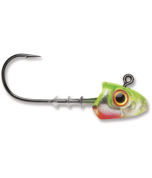 360GT SEARCHBAIT RATTLING JIG HEAD 3/8 CHARTREUSE ICE