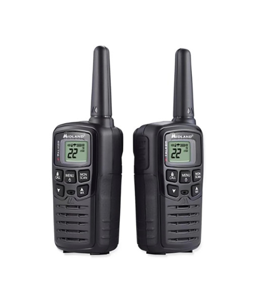 Midland X-talker Radios Bidirectionnelles Jusqu'à 32 Km 22 canaux Pack de 2