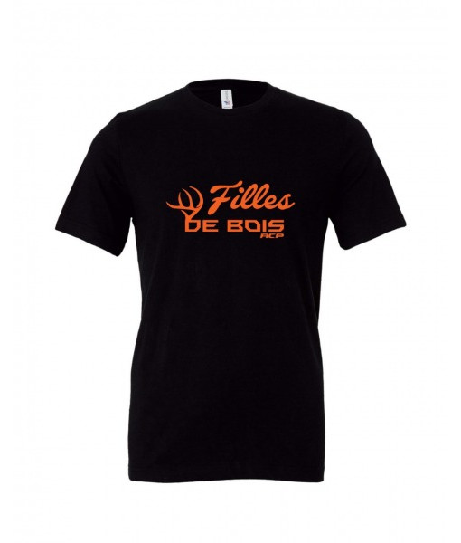 T-shirt Filles De Bois Orange