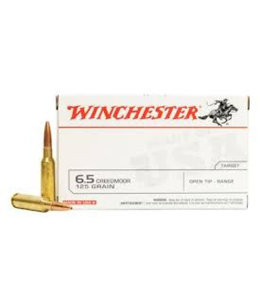 Winchester 6.5 Creedmoor 125gr Fmj Open Tip