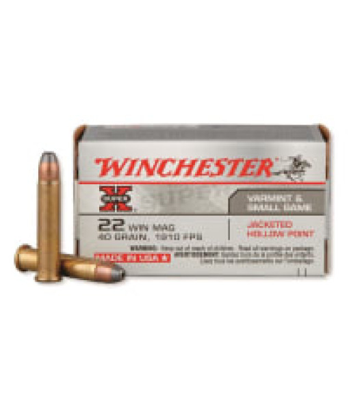 Winchester Varmint  22 Win Mag 40gr