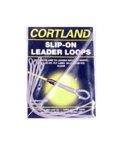 Cortland Slip-on Leader Loop Clear 50lbs