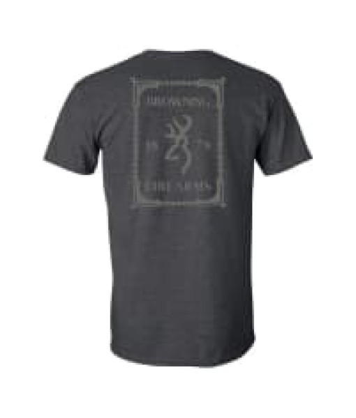 Browning T-shirt Embleme Gris