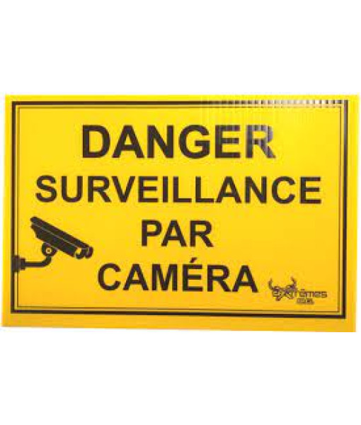 Danger Surveillance Par Caméra, Coroplast