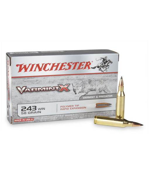 Winchester VarmintX 243win 58Gr